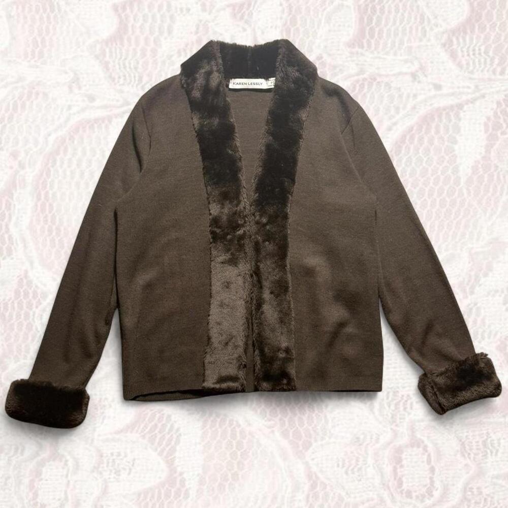Women's Brown Cardigan